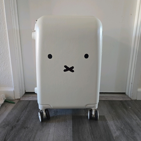 Handbags - Miffy luggage suitcase white used Japan Exclusive kawaii rare